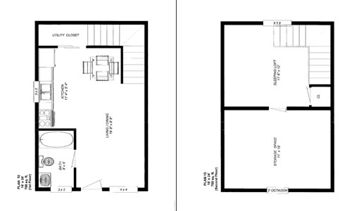 Cabin Floor Plans 16 X 20